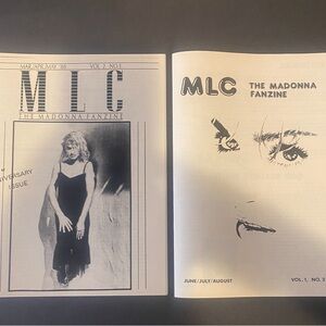 MADONNA VINTAGE 1987 1988 FANCLUB MLC BEFORE ICON !!!!!